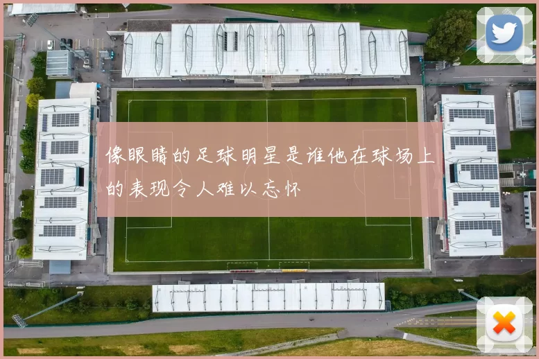 像眼睛的足球明星是谁他在球场上的表现令人难以忘怀