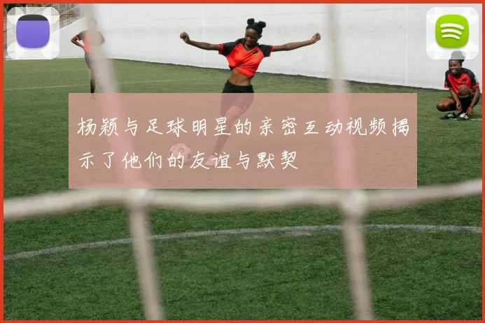 杨颖与足球明星的亲密互动视频揭示了他们的友谊与默契